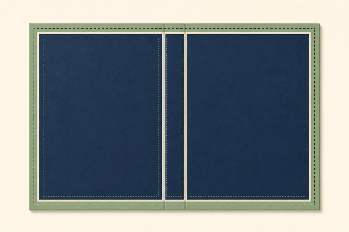 Editorial diagram of a paperback full-wrap book cover with front, spine, back, trim, bleed, and safe-area guides